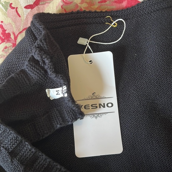 YES/NO Size XLarge Oversized VNeck Cotton Vest 1-Pocket LagenLook Slouch $98 NEW - Picture 7 of 10